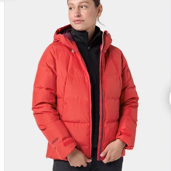 Stio Women’s Red Colter WINDSTOPPER Down Jacket with Hood, size S - Picture 2 of 14